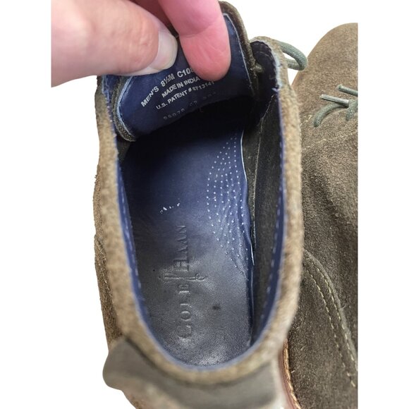 Cole Haan Mens Brown Suede Leather Chukka Boots Size 8.5M SKU 8373 - Picture 10 of 12